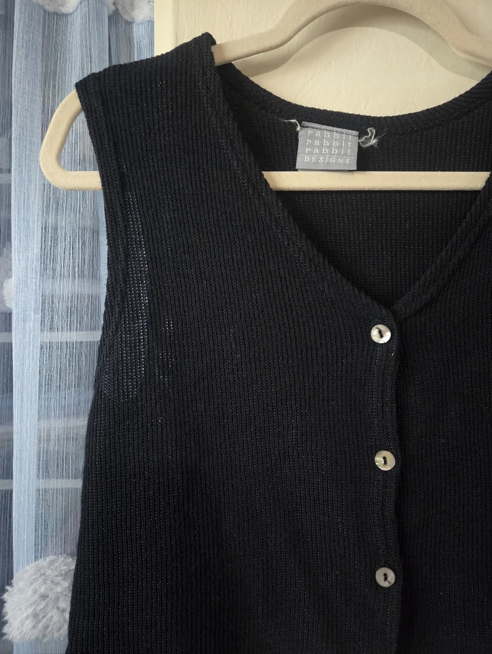 Rabbit Rabbit Rabbit Designs Knit Sweater Vest Tank - Picture 3 of 6